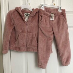 OshKosh B'gosh Dusty Pink Fleece Jogger Set